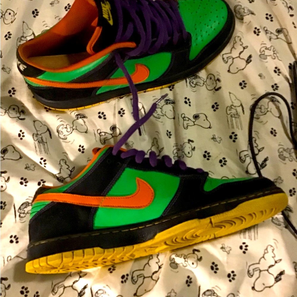 Original 2009 Nike Dunk SB Hoop Orange and spark purple !